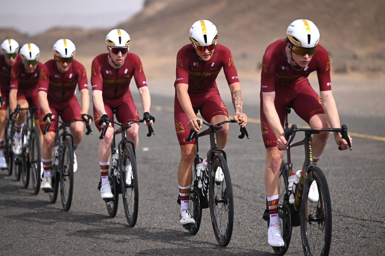 Modern Adventure Pro Cycling at the AlUla Tour