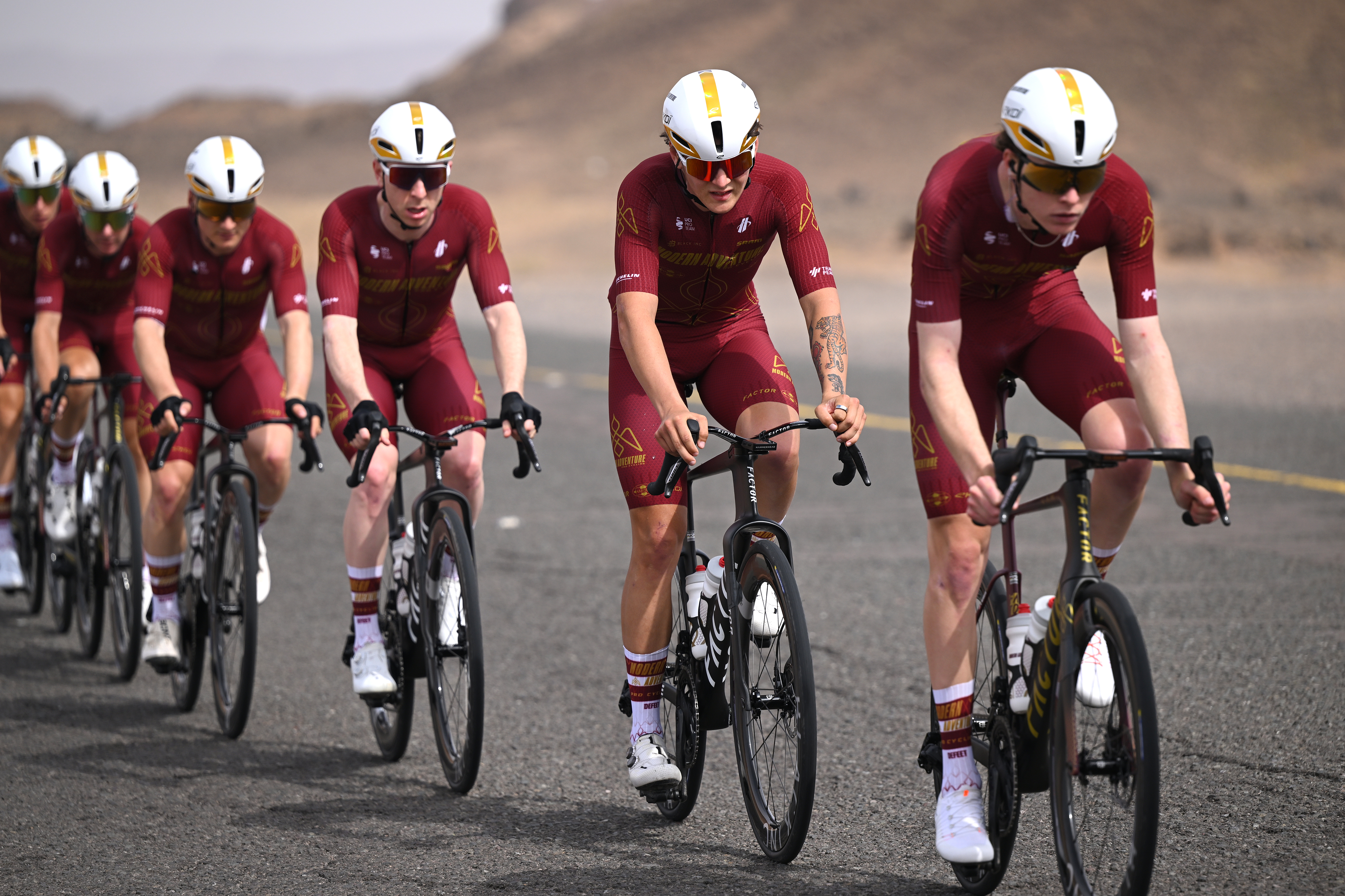 Modern Adventure Pro Cycling at the AlUla Tour