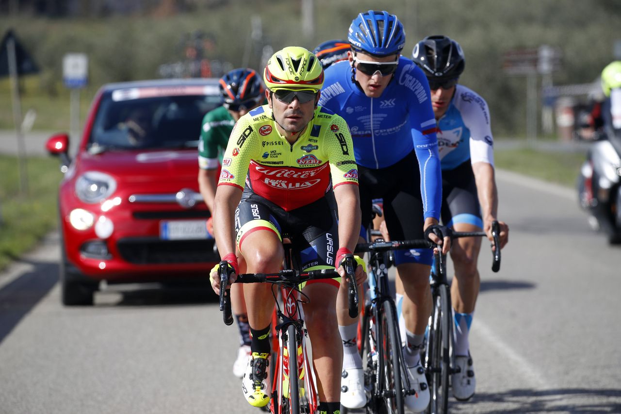 Jacopo Mosca (Wilier Triestina) in the breakaway