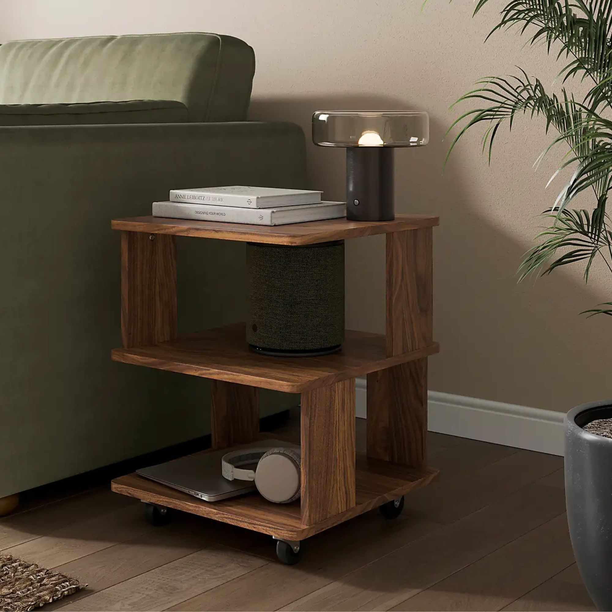 Dunelm, Brooks Castor Side Table