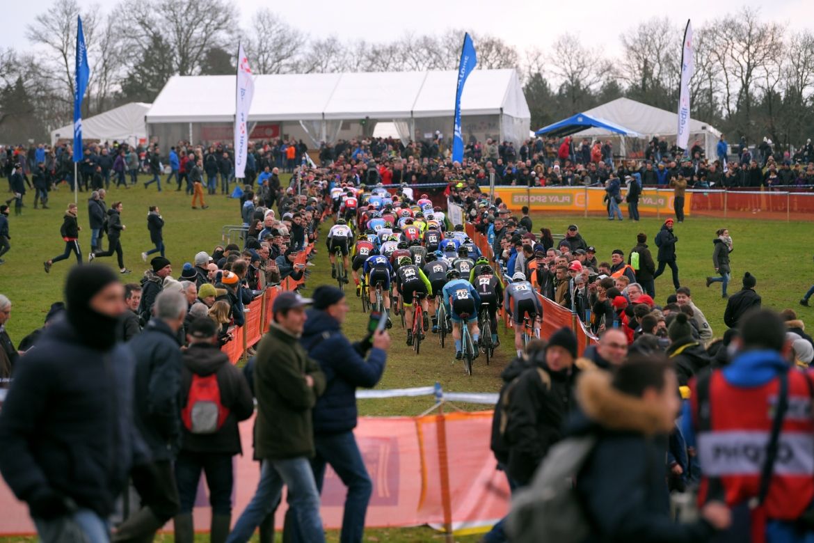 The crowds in France weren't Belgian-sized