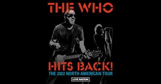 The poster for the forthcoming Who Hits Back! tour