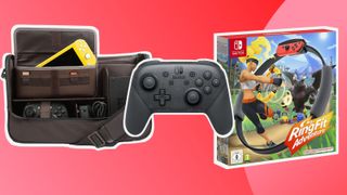 Shots of the various best nintendo switch accessories