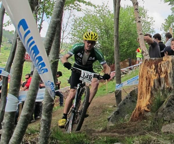 Mike Broderick races the World Cup in La Bresse, France