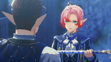 xenoblade genesis screenshot showing a pink haired girl