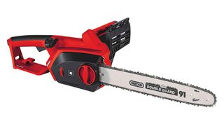 Einhell GH-EC 2040 corded electric chainsaw on white background