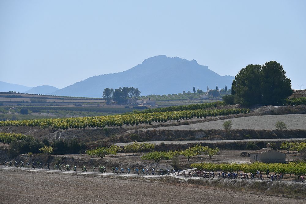 Scenery from the route of stage 18 at the Vuelta