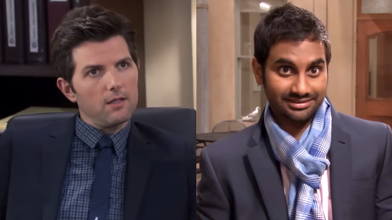 adam scott and aziz ansari on parks and recreation