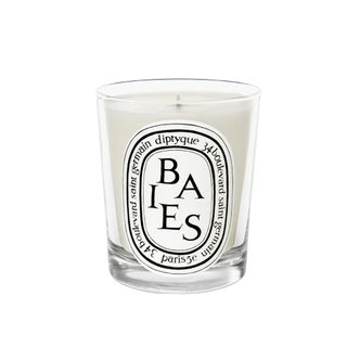 Diptyque Baies (Berries) Scented Candle in clear bottle