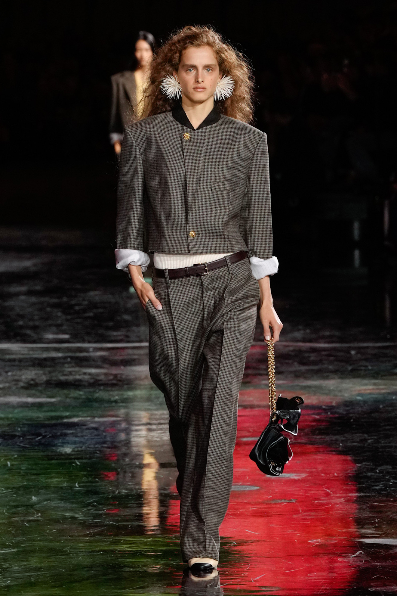 a model on the Chanel runway