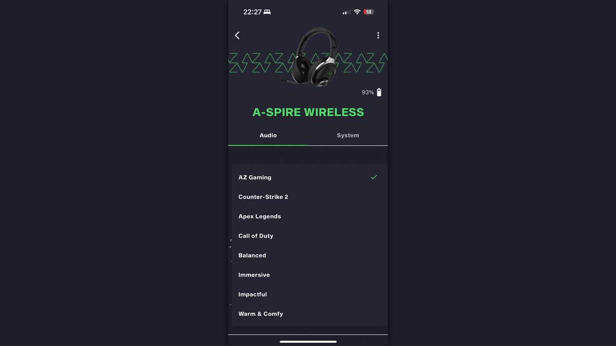 AceZone A-Spire Wireless gaming headset