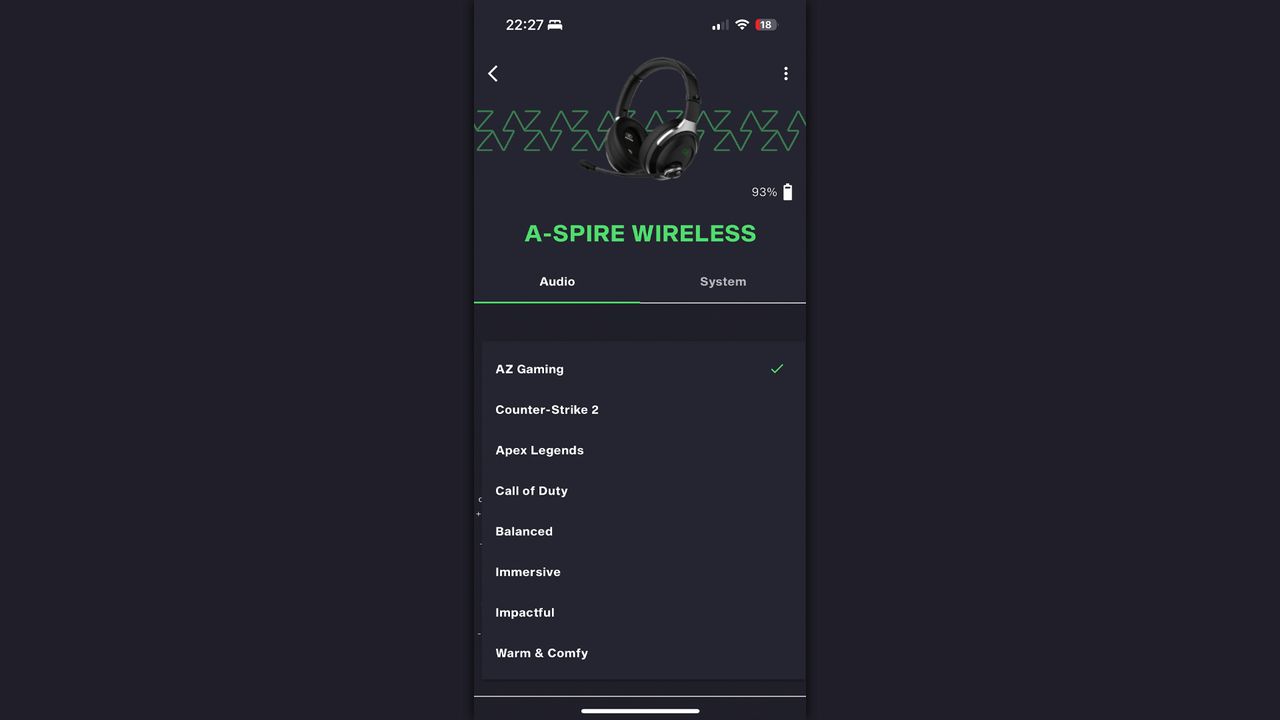 AceZone A-Spire Wireless gaming headset