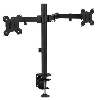 Product shot of Mount-It! Full Motion Dual Monitor Desk Mount, one of the best monitor arms