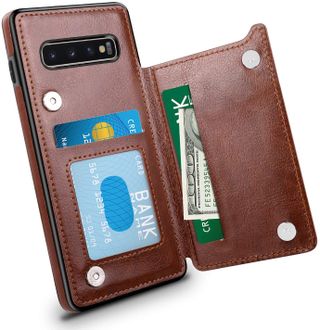 HianDier Brow Leather Wallet case