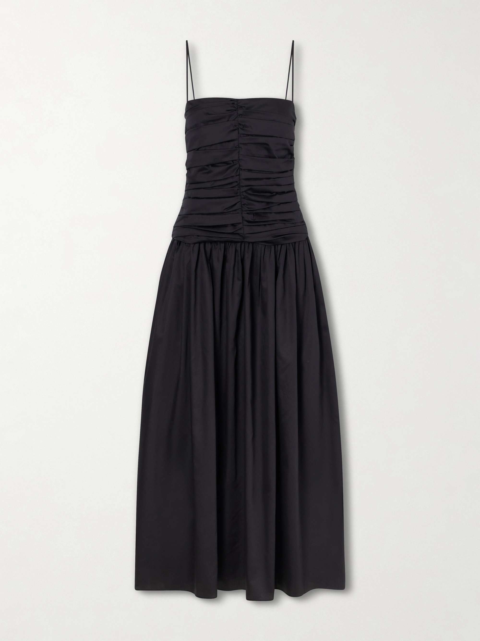 Amina Gathered Organic Cotton Dress