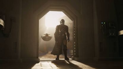 The Mandalorian and Grogu in Fortnite