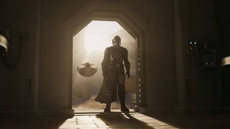 The Mandalorian and Grogu in Fortnite