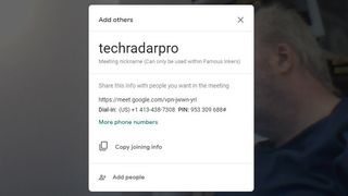 Adding people is easy to Google Meet