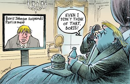 Political Cartoon U.S. Boris Johnson Suspends Parliament Trump Ideas