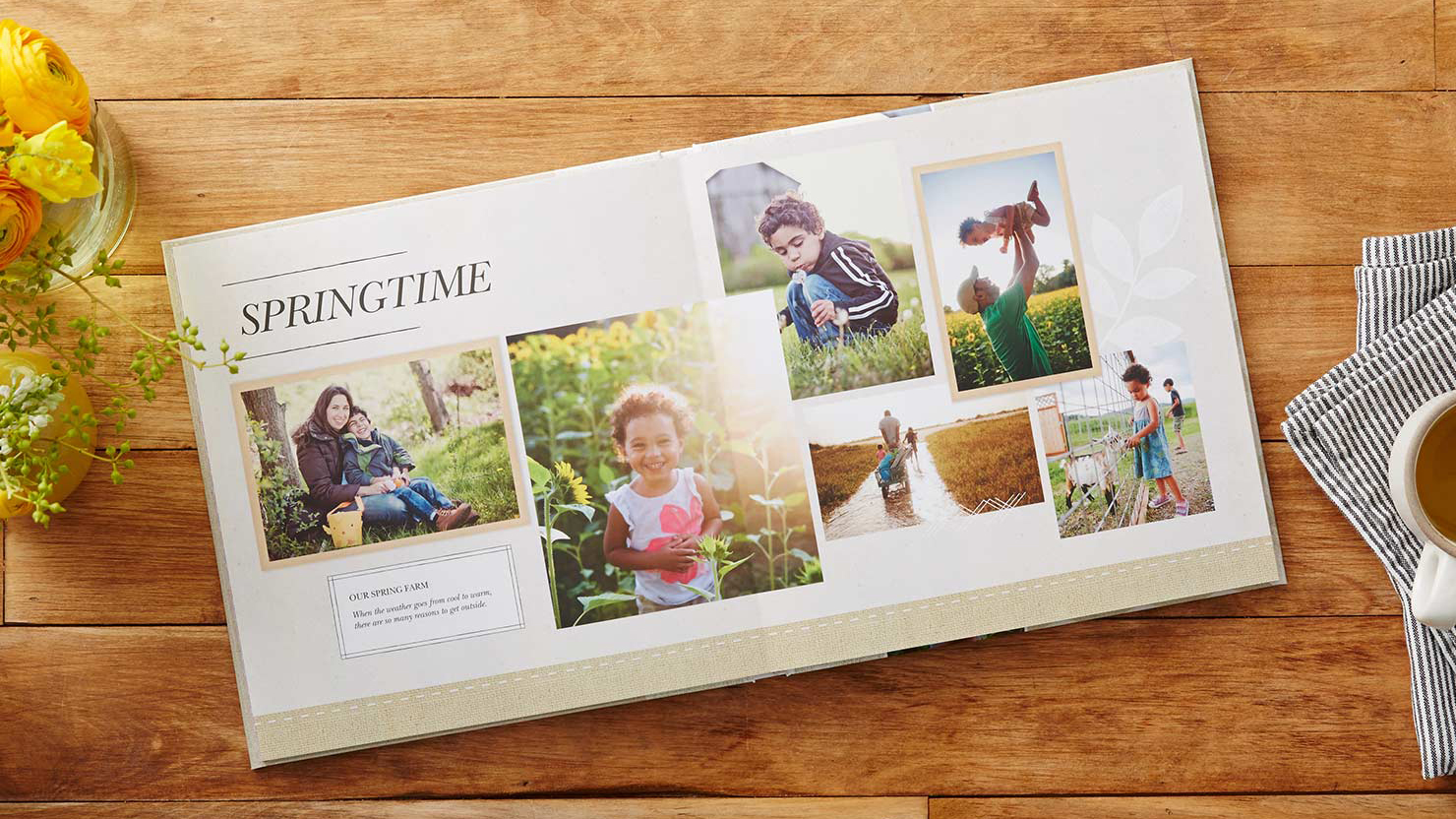 A photo book from Shutterfly
