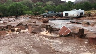 Flooding in Zion National Park