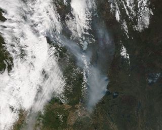 Canadian Wildfire from Space 1