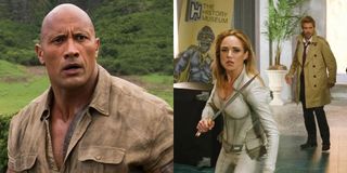 Dwayne Johnson as Spencer in Jumanji: Welcome to the Jungle and the LOT cast
