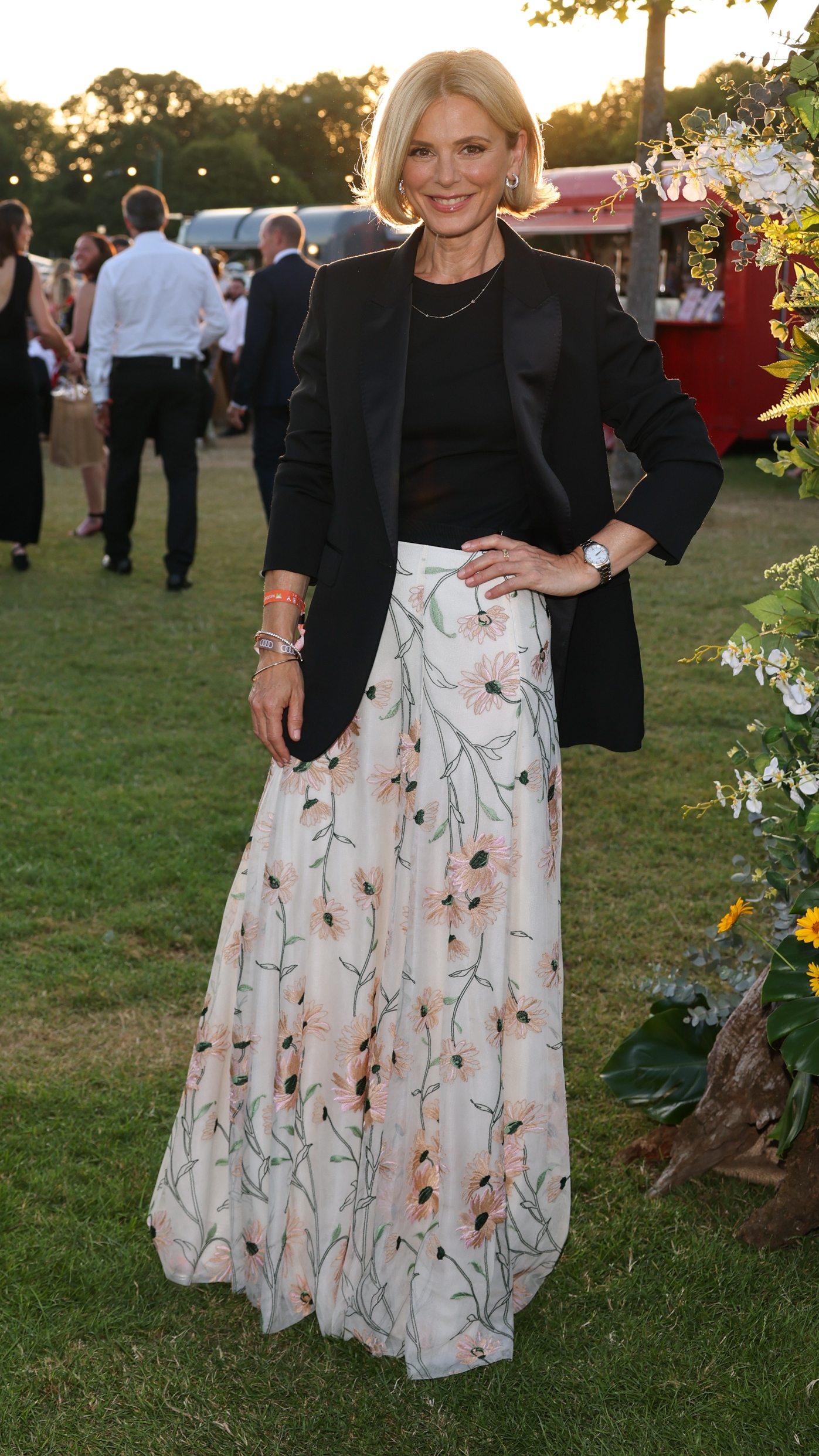 Emilia Fox joins Audi at the Henley Festival 2025 on July 10, 2025