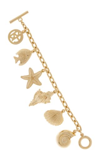 Exclusive Gold-Tone Charm Bracelet