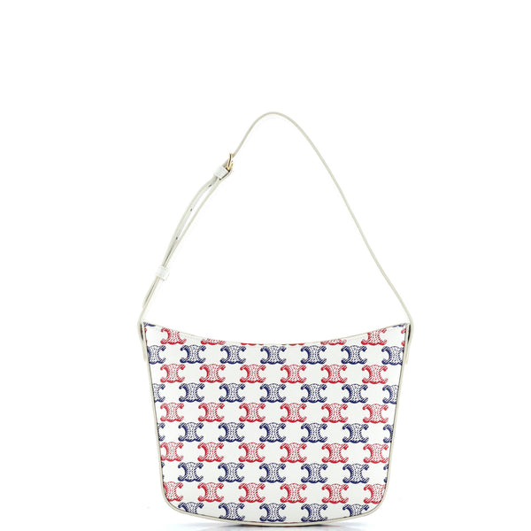 Croque Hobo Triomphe Coated Canvas Medium