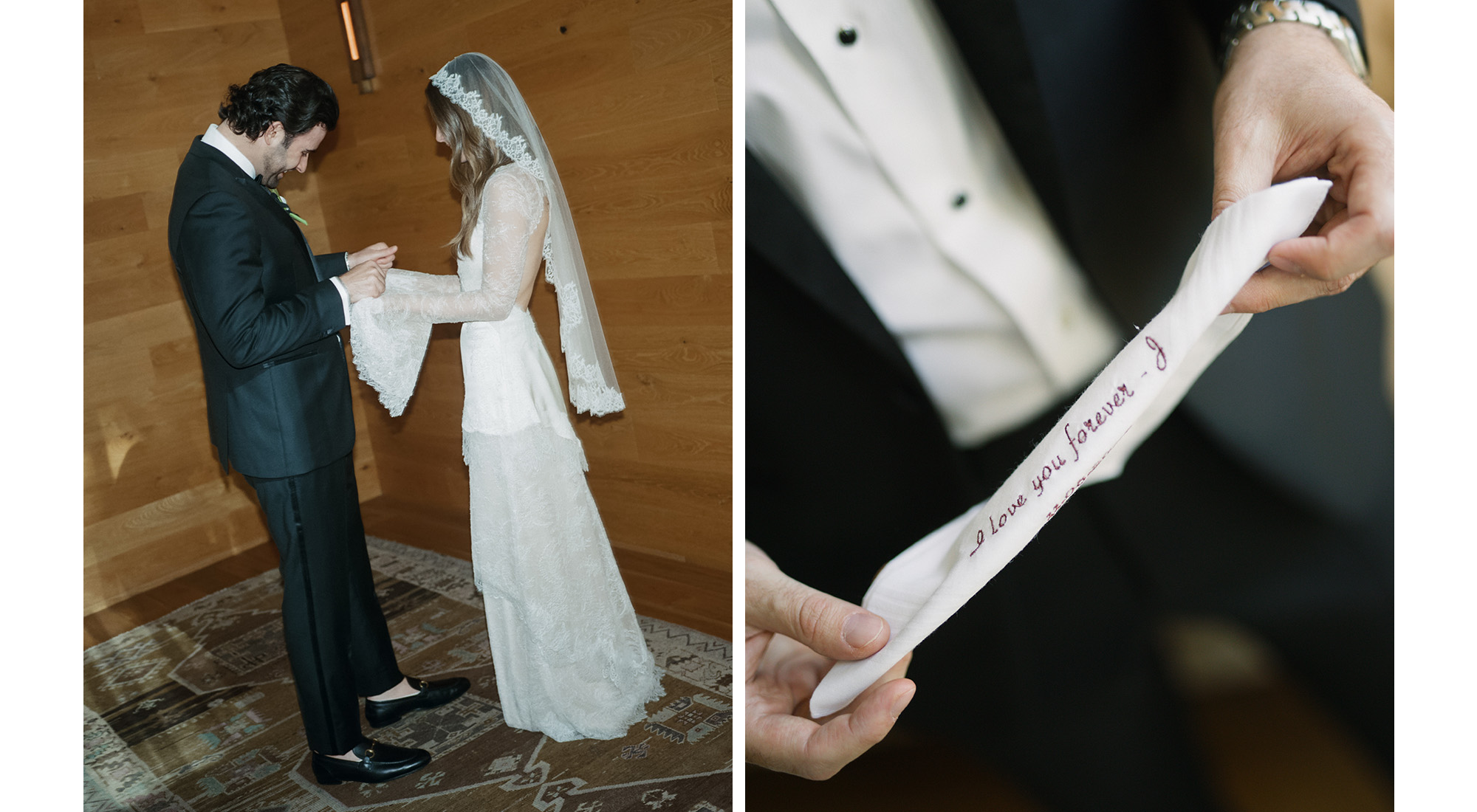 jamie and isaac first look photos.