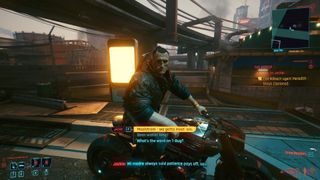 Cyberpunk 2077 leave missions and come back