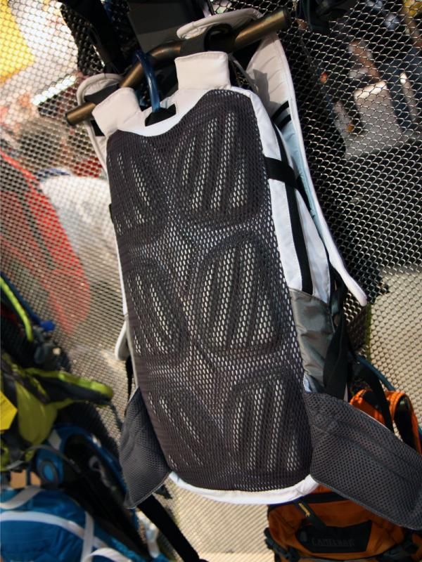 The revised MULE NV articulated back panel is a bit more streamlined than the original.