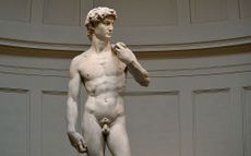 The statue of 'David' by Michelangelo. 