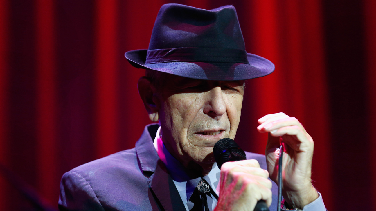 A picture of Leonard Cohen