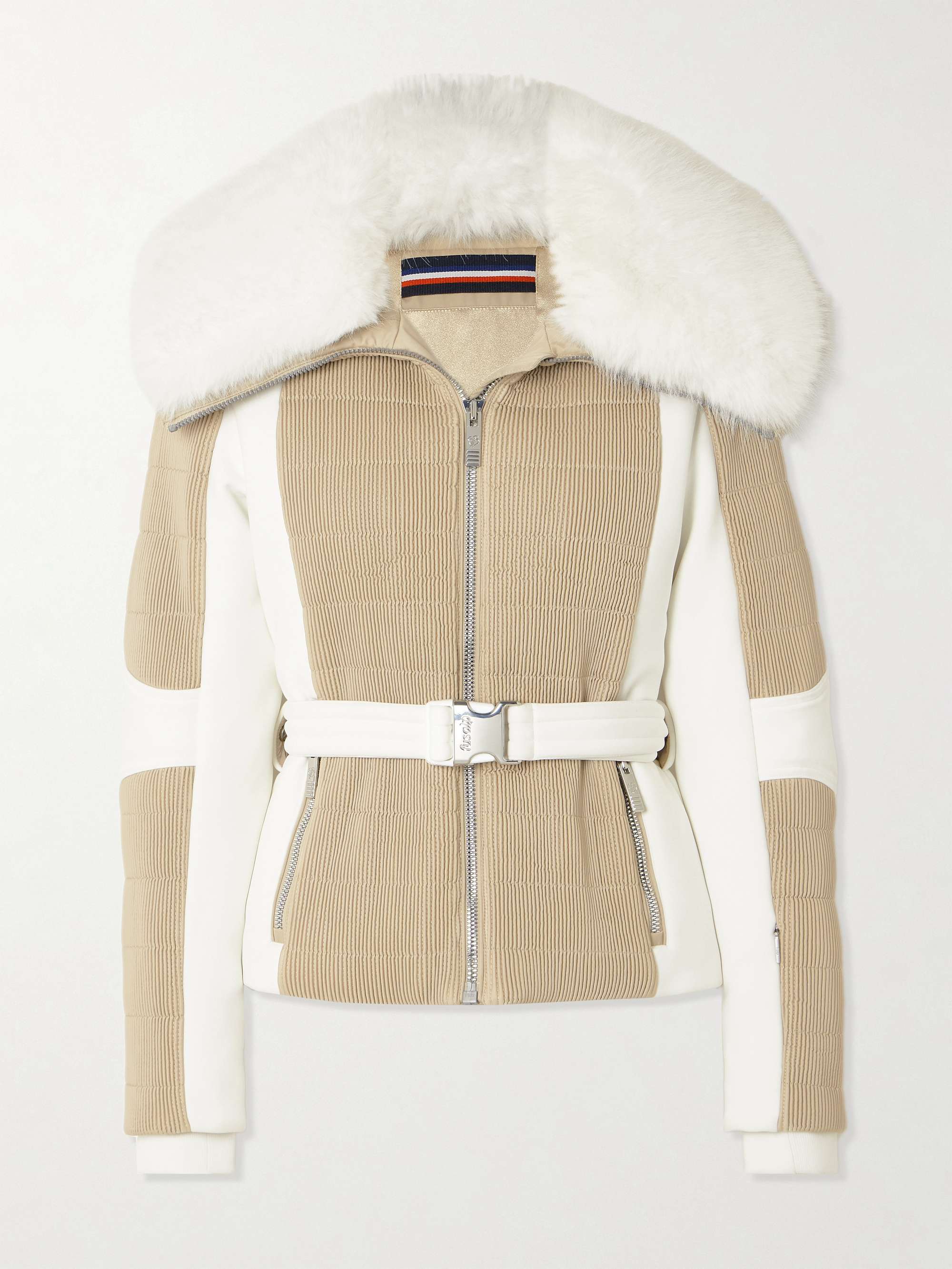 Gitu Belted Two-Tone Ski Jacket