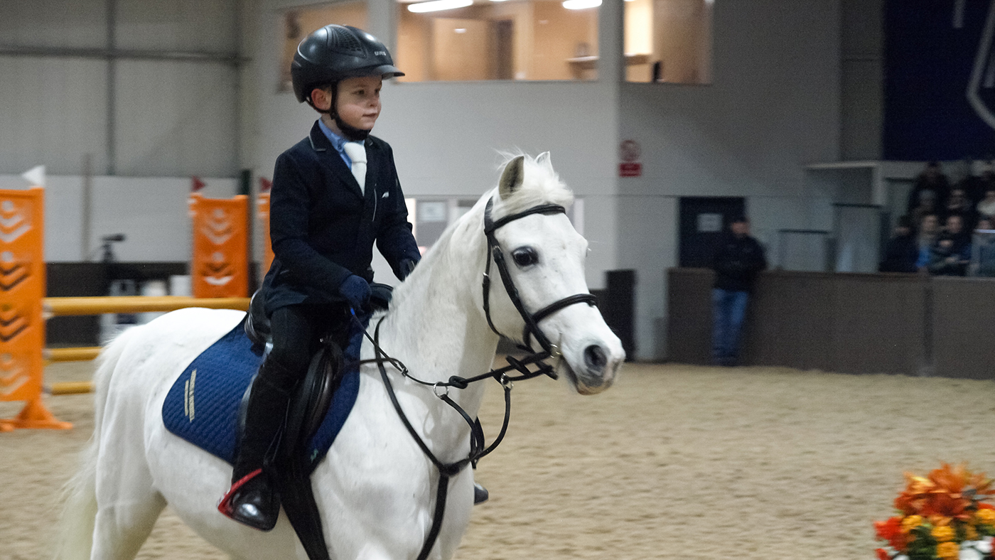 Alfie Billington at "For One Night Only" lecture demonstration with Geoff Billington and Oliver Townend
