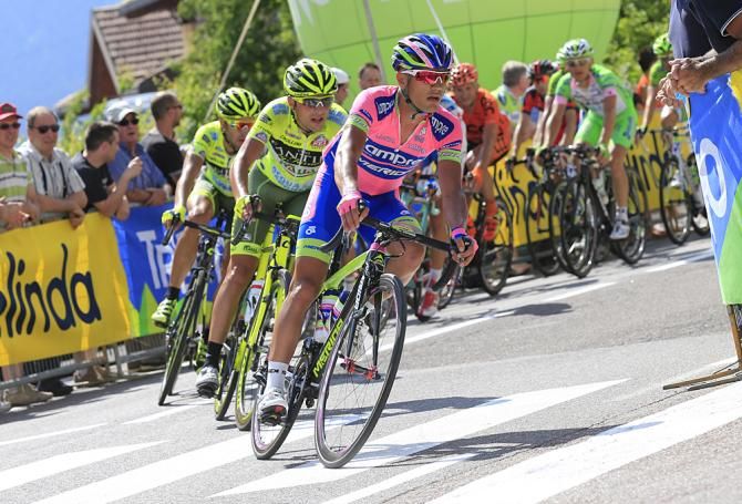 Simone Stortoni worked hard for Michele Scarponi