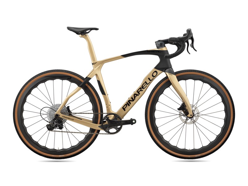 A 'champagne' Pinarello Grevil with Ekar and Princeton wheels