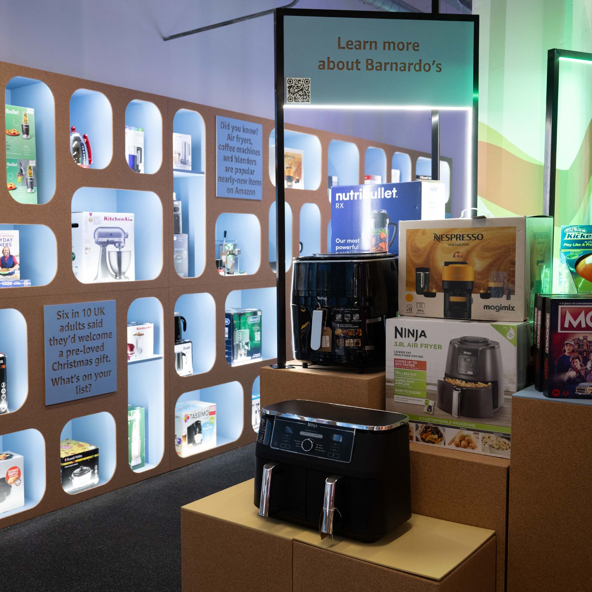 Amazon Second Chance Store pop-up in London