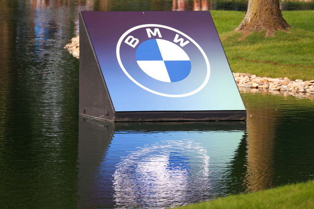 BMW signage on the 18th hole during the the BMW Championship at Olympia Fields GettyImages-1609281104