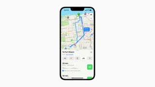 Apple Maps cycling directions