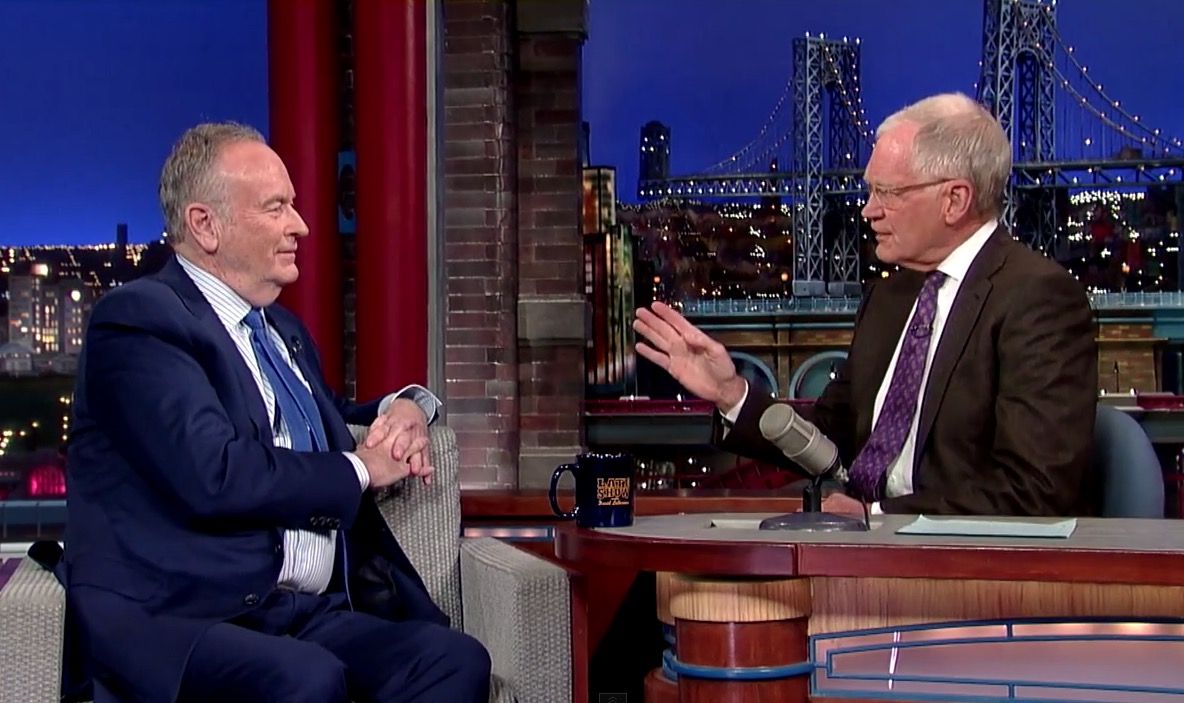 Bill O&amp;#039;Reilly and David Letterman talk 2016