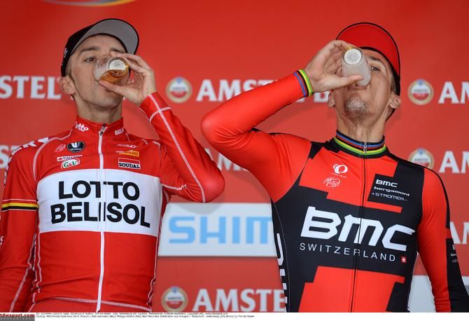 Two Belgians forced to drink Amstel bier... the horrors