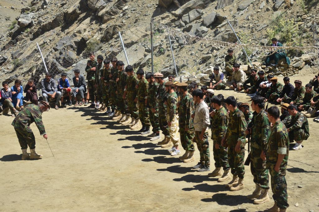 Afghan resistance fighters.