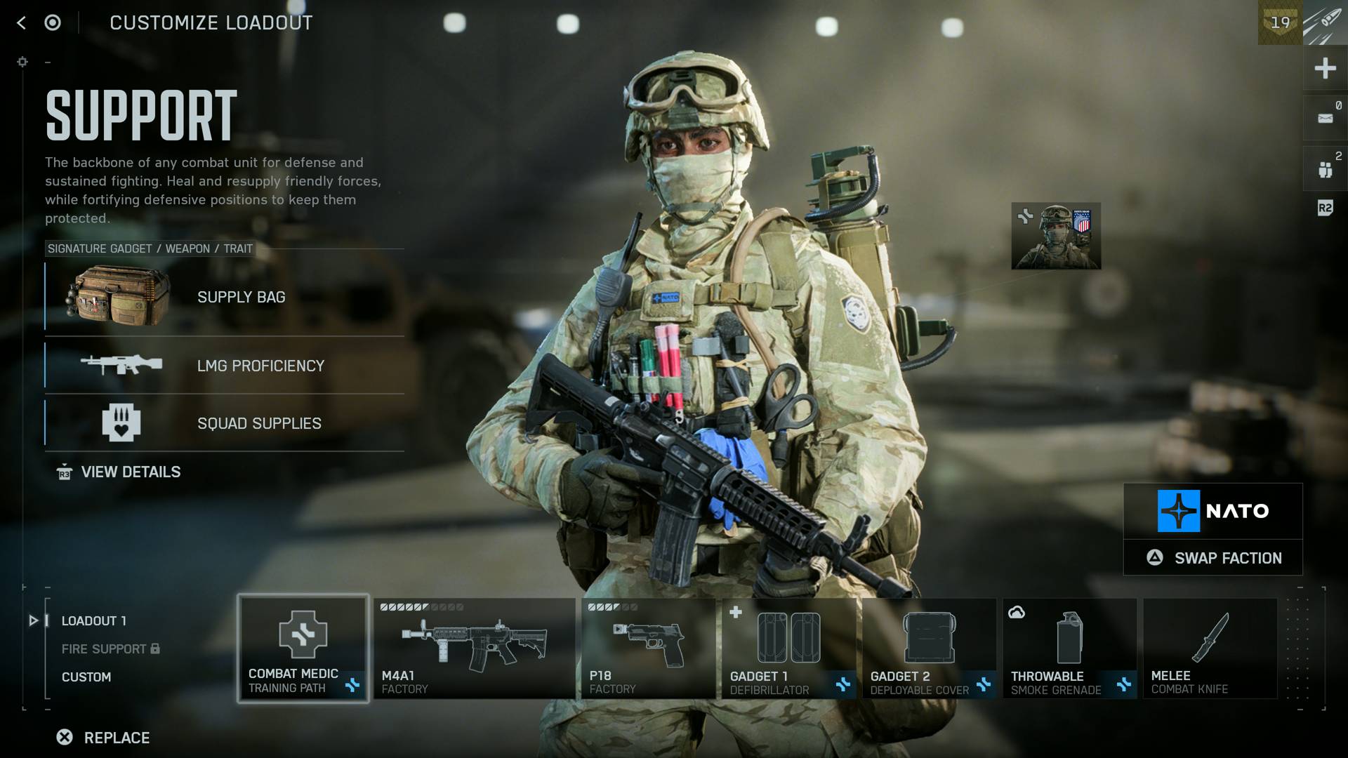 Battlefield 6 support class loadout
