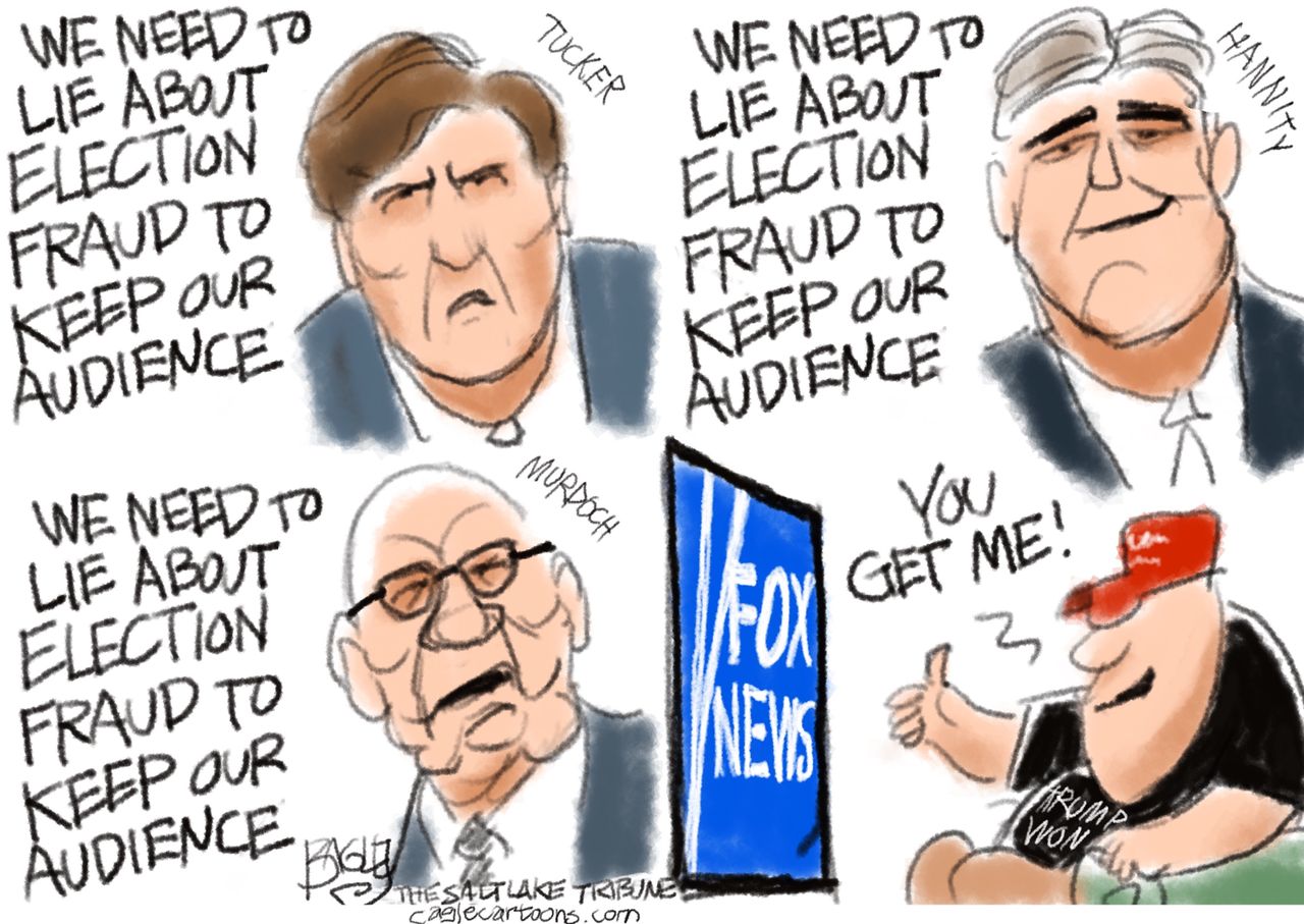 Political cartoon 