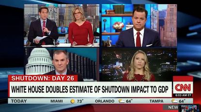 CNN panel discusses Trump and the economic toll of his shutdown