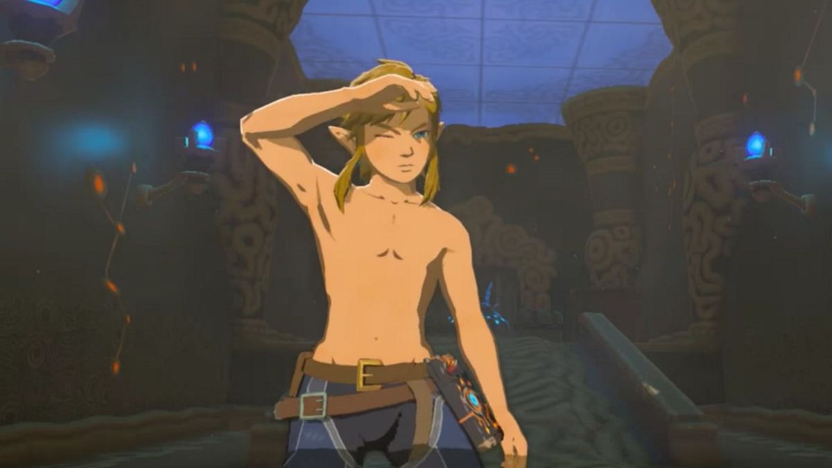 Turns out "starting over naked" is a Legend of Zelda trademark, t...