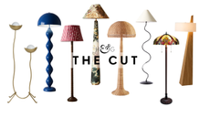 an assortment for floor lamps in various colors, shapes, and styles